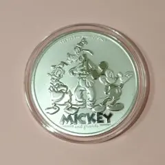 ミッキーマウス 誕生90周年記念 銀貨 1オンス 2018年 - メルカリ