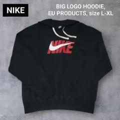 希少 NIKE ナイキ フリース パーカー ヨーロッパ企画 黒 L-XL