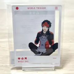 【新品未開封】ワールドトリガー　ワートリ　隠岐孝二　猫　アクリルカード
