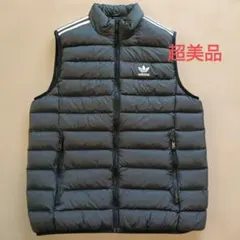 超美品★adidas ダウンベスト ブラック☆Mのサムネイル