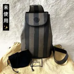 未使用✨フェンディ ボディバッグ ペカン柄 PVCレザークロスボディのサムネイル