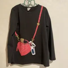 えdev!rock 長袖Tシャツ 140 ブラック