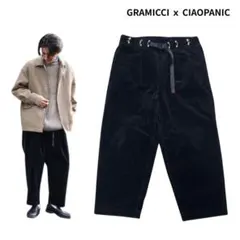 グラミチ チャオパニック コーデュロイ ワイドタックパンツ イージーパンツ M