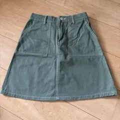 カーキ色 台形スカートのサムネイル