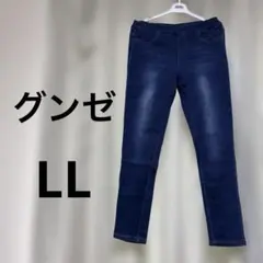 グンゼストレートデニムパンツ インディゴブルーのサムネイル