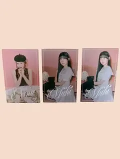 NiziU ミイヒ・ニナカード 3枚セット