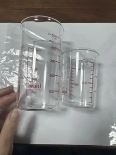 iwaki 耐熱ガラス　計量カップ　200ml 500mlのサムネイル