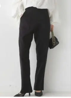 ◎新品未使用◎ブラック アクリルナイロンウールパンツ Mサイズ
