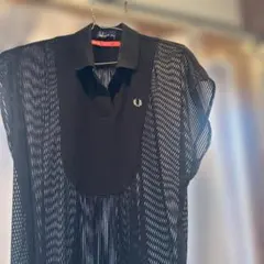 FRED PERRY ポロシャツ ノースリーブ ブラックのサムネイル