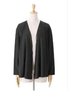 春夏　黒　長袖　カーディガン　Provador 洗濯機OK UVカット