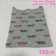 UNIQLO 猫柄 Tシャツ 150サイズ