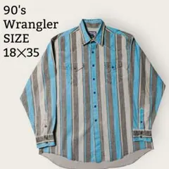 ✸90's✸ラングラー✸マルチストライプシャツ✸大きいサイズ✸コスタリカ製✸