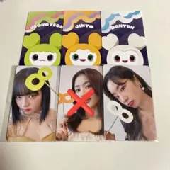TWICE POPUP オフラインくじ ジョンヨン ダヒョン　参加賞