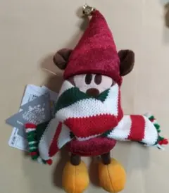 ディズニー　リルリンリン　2021　クリスマス　ぬいぐるみバッジ