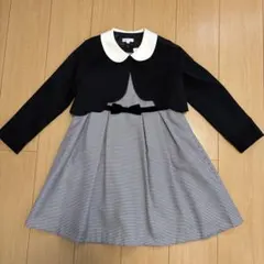 【美品】キャサリンコテージ チェック柄ドレスとジャケットセット　入学式　卒業式