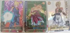 ドラゴンボールバトラーズ レアカード3枚セット (ワンピーススリーブ付き)