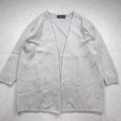 SHIPS ウールカシミヤニットカーディガン グレー フリー