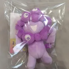 【新品】ミャクミャク　ボールチェーンマスコット　推しカラー　パープル　紫