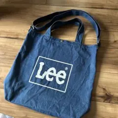 Ｌee メンズレディースデニムトートバッグ 2ウェイ