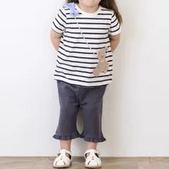 【スマイルシリーズ】らくちん7分丈パンツ　80サイズ