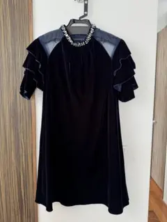 パーティードレス　ネイビー