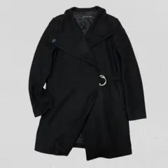 ZARA WOMAN♡2WAYカラーバックルベルトロングコート　ブラック　Mのサムネイル