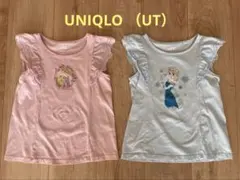 ★２枚セット★UNIQLO UT ディズニープリンセス 半袖Tシャツ 110cm