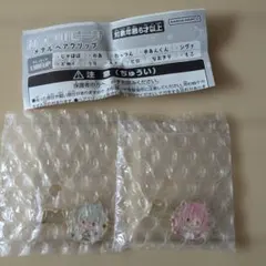 カラフルピーチ メタルヘアクリップ のあ どぬく