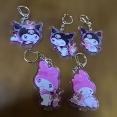 宇佐美 オリジナルコラボデザイン アクリルキーホルダー　５点セット