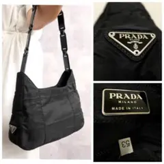 I 【希少・美品】プラダ ワンショルダー ナイロン 三角ロゴ