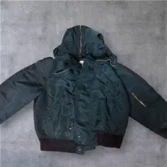 90s USA製 ALPHA N-2B フライトジャケット　ネイビー