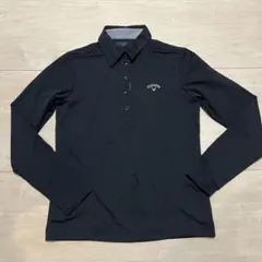 Callaway レディース 長袖ポロシャツ M ブラック