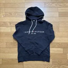 TOMMY HILFIGER パーカー　フーディ　ブラック　M