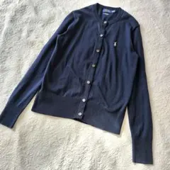 カーディガン ネイビー カーディガン