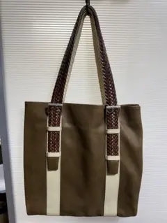 LANVIN ランバン　トートバッグ　茶色レザーのサムネイル