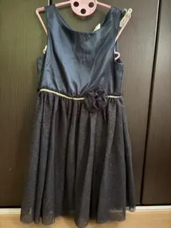 子供用　ドレス　ネイビー