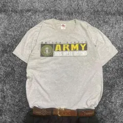 Y2K 90s vintage USA製 army tee archive Lのサムネイル