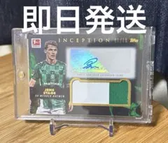 JENS STAGE パッチ入り直筆サインカード　topps inception