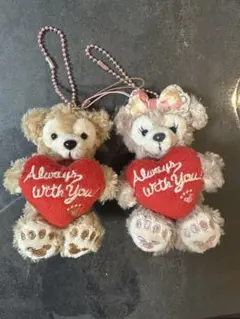 ダッフィー シェリーメイ ストラップ ぬいぐるみ