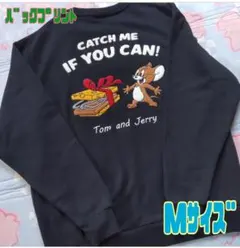 うにゃにゃ様専用　トムとジェリー　スウェット　トレーナー　裏起毛　メンズ　刺繍