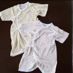 新生児コンビ肌着　2枚セット
