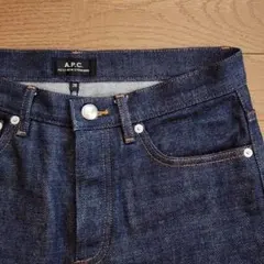 美品 PETIT NEW STANDARD ノンウォッシュ デニム セルビッチ