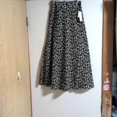 RESEXYヒョウ柄 フレアロングスカート新品未使用