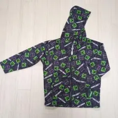 Minecraft フード付き薄手パーカー サイズ120