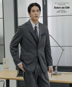 グレー テーラードジャケット