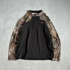 00s Habit ハーフジップ スウェット 裏フリース 2XL大きめ us古着