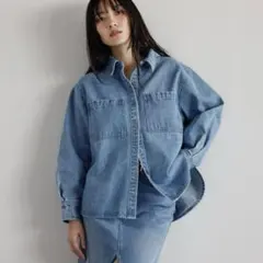 Bonjour Sagan ベーシックデニムシャツ