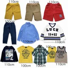 キッズ100 110 まとめ売り11点 ミキハウス イーストボーイ他 男の子