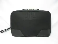 超美品 LANVIN ランバン セカンドバッグ 黒 ブラック 本物