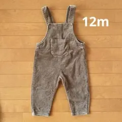 ノーブランド　韓国子供服 コーデュロイサロペット12m